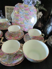 Listing 13 of 17 for Super, Rare, and so Desirable: SHELLEY “Rock Garden” Bone China Set