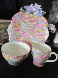 Listing 2 of 17 for Super, Rare, and so Desirable: SHELLEY “Rock Garden” Bone China Set