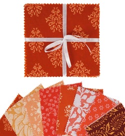 Listing 2 of 7 for Soimoi Precut 10-inch Asian Block Prints Cotton Fabric Bundle Quilting Squares