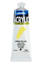 Listing 2 of 2 for Acrylic Paint - Derivan Acrylic 75ml Lemon Yellow