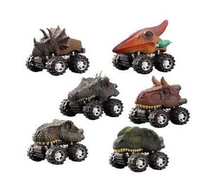 Listing 2 of 5 for Dinosaur Cars for Kids Pull Back Vehicles Toys