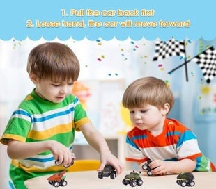 Listing 3 of 5 for Dinosaur Cars for Kids Pull Back Vehicles Toys