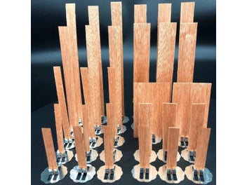 Listing 7 of 9 for 10pc Wooden Candle Wick 6-13cm DIY Wick Core For Candle Making Supplies