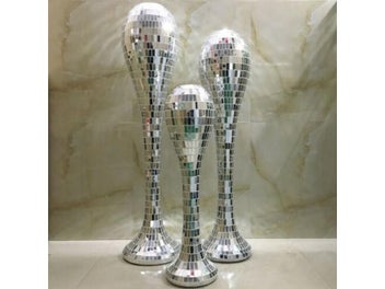 Listing 4 of 10 for 5M Roll Self-Adhesive Glass Mirrors Mosaic Tiles For DIY Home Decoration