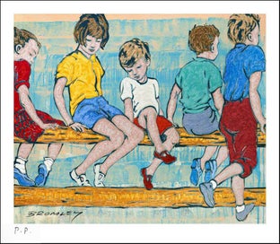 Listing 1 of 3 for DAVID BROMLEY "On The Fence" Printers Proof Print PP 24cm x 27cm