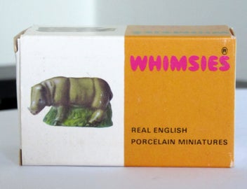 Listing 1 of 1 for Wade whimsies boxed Rhino. No. 31 Orange box