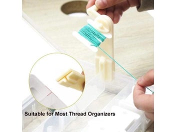 Listing 9 of 11 for Embroidery Thread Holder Floss Craft Bobbin Cross Stitch Storage Holder Plastic