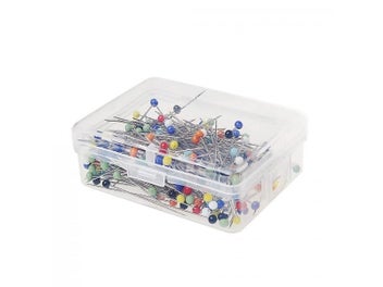 Listing 7 of 10 for New Portable 250PCS/Set DIY Round Pearl Head Pins Mixed Colors Straight