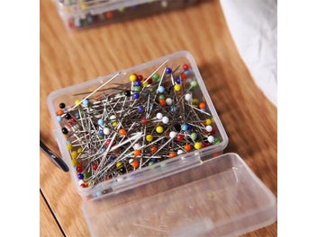 Listing 8 of 10 for New Portable 250PCS/Set DIY Round Pearl Head Pins Mixed Colors Straight