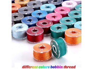Listing 3 of 9 for FLRHSJX 5/30pcs Multicolor Sewing Thread Bobbins Sewing Machine Spools Plastic