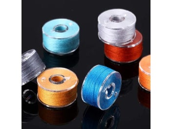 Listing 4 of 9 for FLRHSJX 5/30pcs Multicolor Sewing Thread Bobbins Sewing Machine Spools Plastic