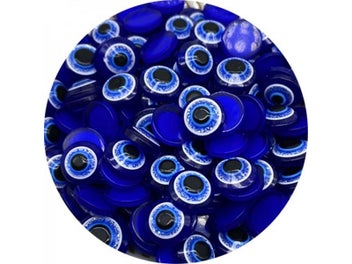 Listing 5 of 10 for 6mm 8mm 10mm 12mm Resin Evil Eye Beads For Jewelry DIY