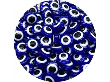 Listing 8 of 10 for 6mm 8mm 10mm 12mm Resin Evil Eye Beads For Jewelry DIY