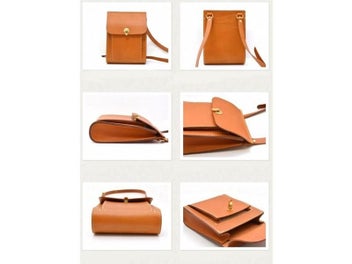 Listing 6 of 9 for Diy Leather Craft Shoulder Bag Die Cutting Kraft Paper Sewing Pattern English