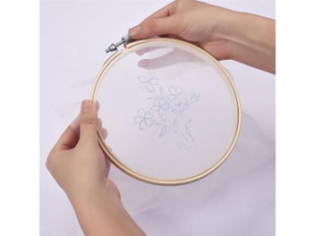 Listing 7 of 11 for Bamboo Frame Embroidery Hoop Ring DIY Painting Kit