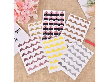 Listing 3 of 7 for 120pcs Self-Adhesive Photo Frame Corner Sticker For Scrapbook Album