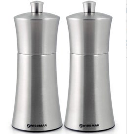Listing 1 of 1 for Swissmar Torre Stainless Steel Salt And Pepper Mill Set 15cm 6 Inches