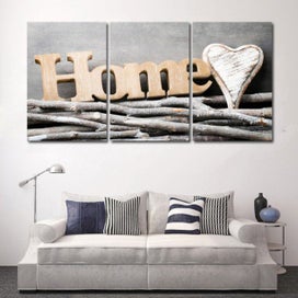 Listing 5 of 5 for 3 Pieces Canvas Wall Art Picture Prints Painting Wall Decoration No Frame,12x18"