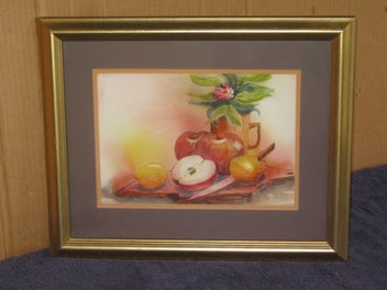 Listing 3 of 11 for Sue Graham - Apples & Lemons & Jug - Original Watercolour Painting