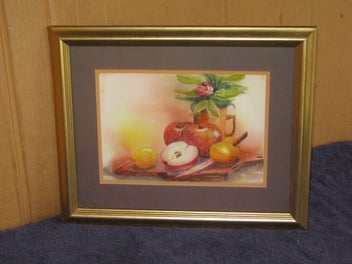 Listing 2 of 11 for Sue Graham - Apples & Lemons & Jug - Original Watercolour Painting