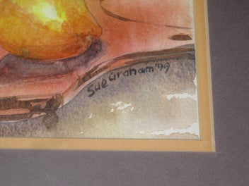 Listing 8 of 11 for Sue Graham - Apples & Lemons & Jug - Original Watercolour Painting