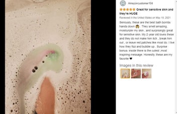 Listing 7 of 20 for 1Bath Bombs Gift Set Bubble Bath Essential Oils *Over Stocked*