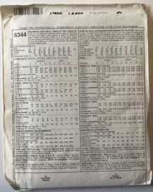 Listing 2 of 2 for MCCALLS 6344 CHILDS DRESS 4 STYLES 4-6 LANG FOR GIRLS