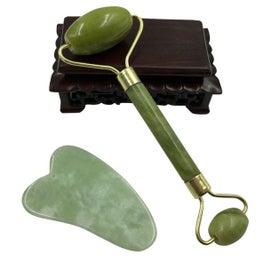 Listing 3 of 5 for Jade Roller for Face - Gua Sha Tools, Puffiness Facial Skin Massager