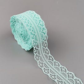 Listing 1 of 1 for 10Meters/Lot 4.5cm Lace Tape DIY Apparel Sewing Fabric White Black Blue P CHK177