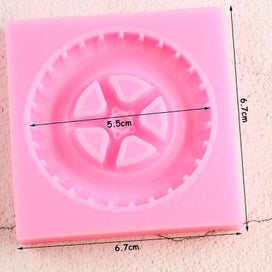 Listing 4 of 6 for 3D Tyre Silicone Mold Fondant Molds DIY Baby Birthday Cake Decorating Too CHK177