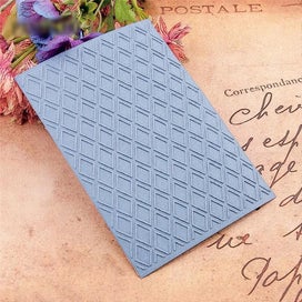 Listing 1 of 6 for PANFELOU Diamond lattice Embossing folders Plastic For Scrapbooking DIY T CHK177