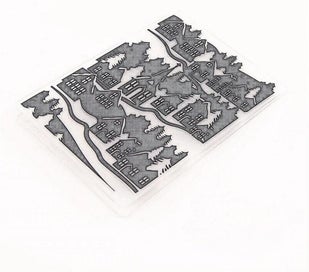Listing 2 of 6 for PANFELOU Home village Embossing folders Plastic For Scrapbooking DIY Temp CHK177