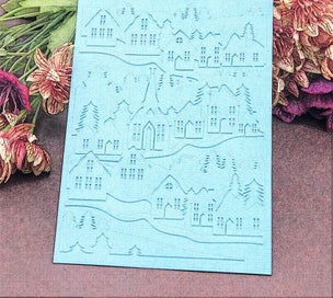 Listing 3 of 6 for PANFELOU Home village Embossing folders Plastic For Scrapbooking DIY Temp CHK177
