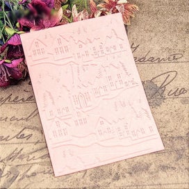 Listing 4 of 6 for PANFELOU Home village Embossing folders Plastic For Scrapbooking DIY Temp CHK177