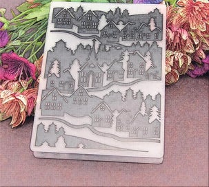 Listing 6 of 6 for PANFELOU Home village Embossing folders Plastic For Scrapbooking DIY Temp CHK177