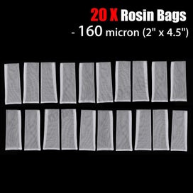 Listing 5 of 5 for 20pcs 2"x4.5" Micron Nylon Rosin Filter Bags Mesh Rosin Oil Press Filter CHK177