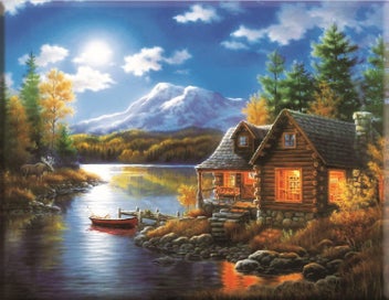 Listing 1 of 1 for Cross Stitch Embroidery Snow Tree Scenery Cotton Thread Painting DIY Need CHK177
