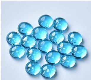 Listing 1 of 1 for 100g Clear Round Glass Gems Mosaic Tiles Flat Beads for Arts Craft Decora CHK177