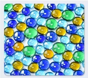 Listing 1 of 1 for 100g Clear Round Glass Gems Mosaic Tiles Flat Beads for Arts Craft Decora CHK177