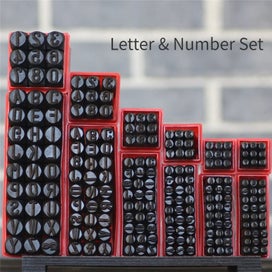 Listing 1 of 1 for Number Letter Alphabet Metal Stamping Set Punching Leather Jewelry Gold S CHK177