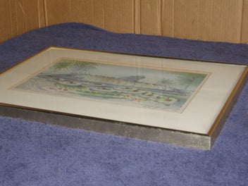 Listing 10 of 12 for Signed AR H ?? Lone Shark Dressed As Princess - Retro 1985 ? Original Painting