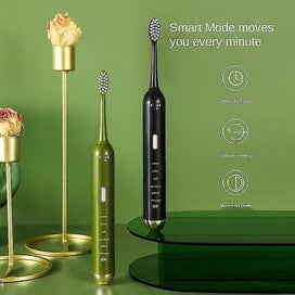 Listing 2 of 5 for Sonic Electric Rechargeable Toothbrush Green