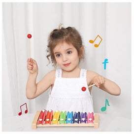Listing 2 of 5 for Xylophone For Kids, Infant Wooden Instruments Toys