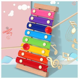 Listing 5 of 5 for Xylophone For Kids, Infant Wooden Instruments Toys