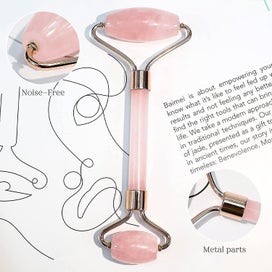 Listing 2 of 5 for Jade Roller & Gua Sha, Face Roller, Facial Beauty Roller Skin Care Tools,rose Qu