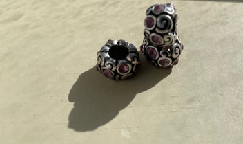 Listing 1 of 2 for Charms - bright lilac whorls