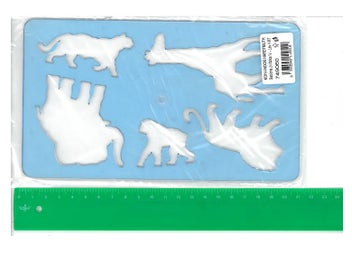 Listing 3 of 3 for Artist Stencil - Animal Template -Lion