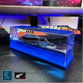 Listing 11 of 20 for Titanic Cruise Ship Model Liquid Paperweight Home Decor *Local STOCK NOW*