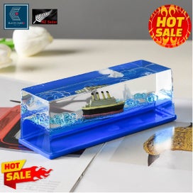 Listing 13 of 20 for Titanic Cruise Ship Model Liquid Paperweight Home Decor *Local STOCK NOW*