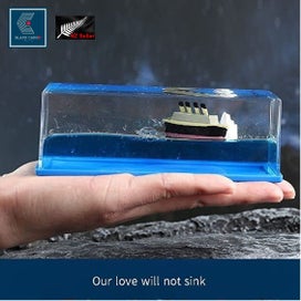 Listing 16 of 20 for Titanic Cruise Ship Model Liquid Paperweight Home Decor *Local STOCK NOW*